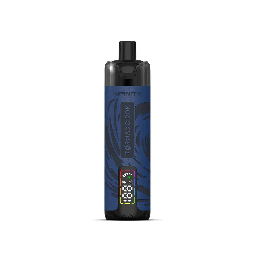 Infinity Tornado 20000 puffs disposable vape, flavour range shown together