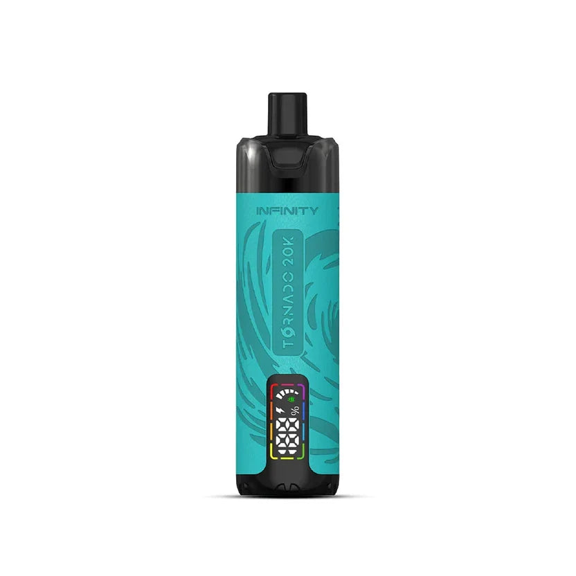 Infinity Tornado 20000 puffs disposable vape, Grape Mint Ice option