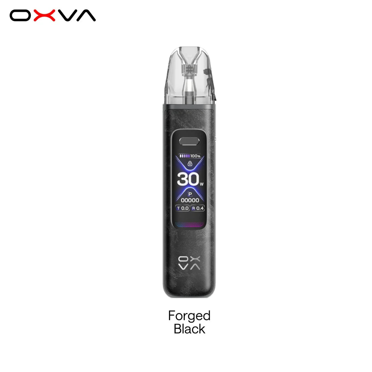OXVA XLIM Pro 3 pod kit in Forged Black finish, 30W refillable vape