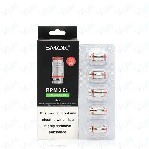 SMOK RPM 3 replacement coil 0.23ohm mesh head for IPX 2 and RPM 5