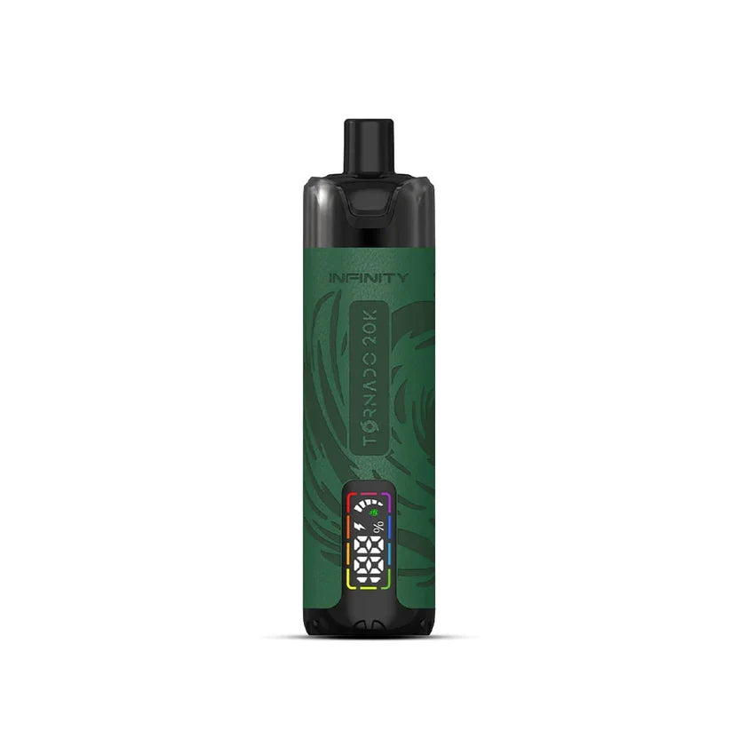 Infinity Tornado 20000 puffs disposable vape, Peach Ice option